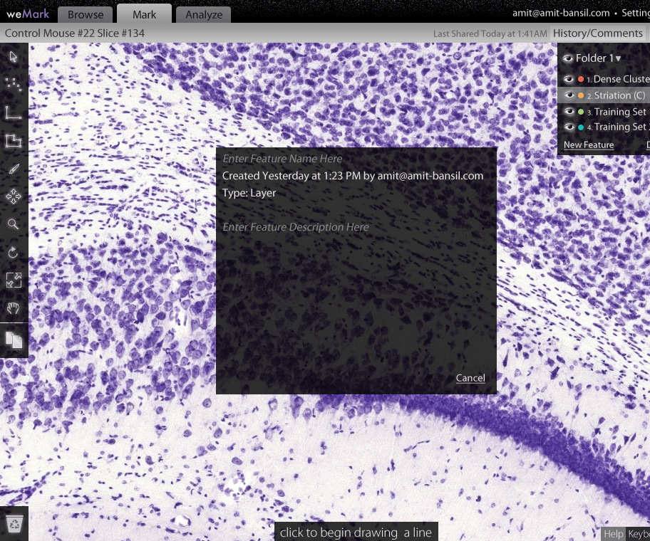 Screenshot of weMark.